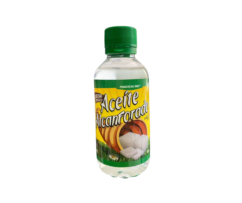 Aceite para masaje Alcanforado