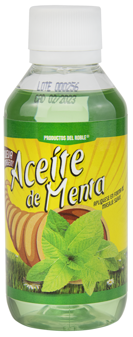 Aceite para masaje de Menta