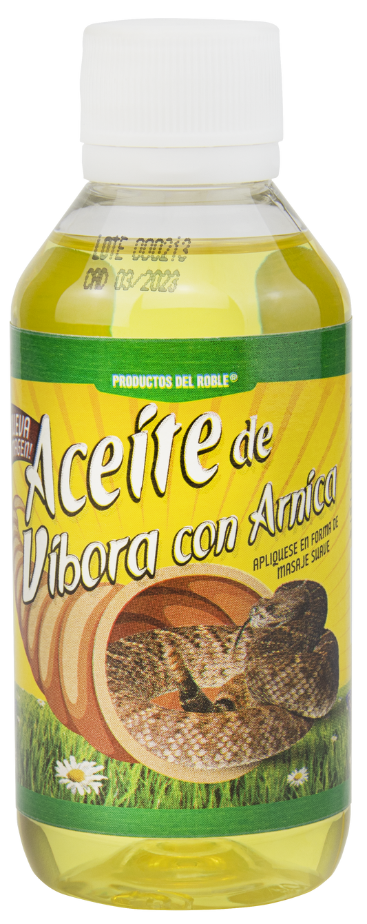 Aceite para masaje de Víbora con Árnica